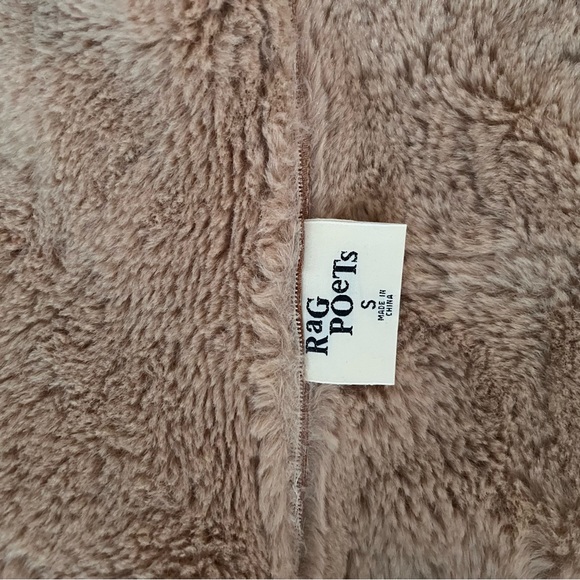 Rag Poets Suede & Shearling Coat - Picture 9 of 10